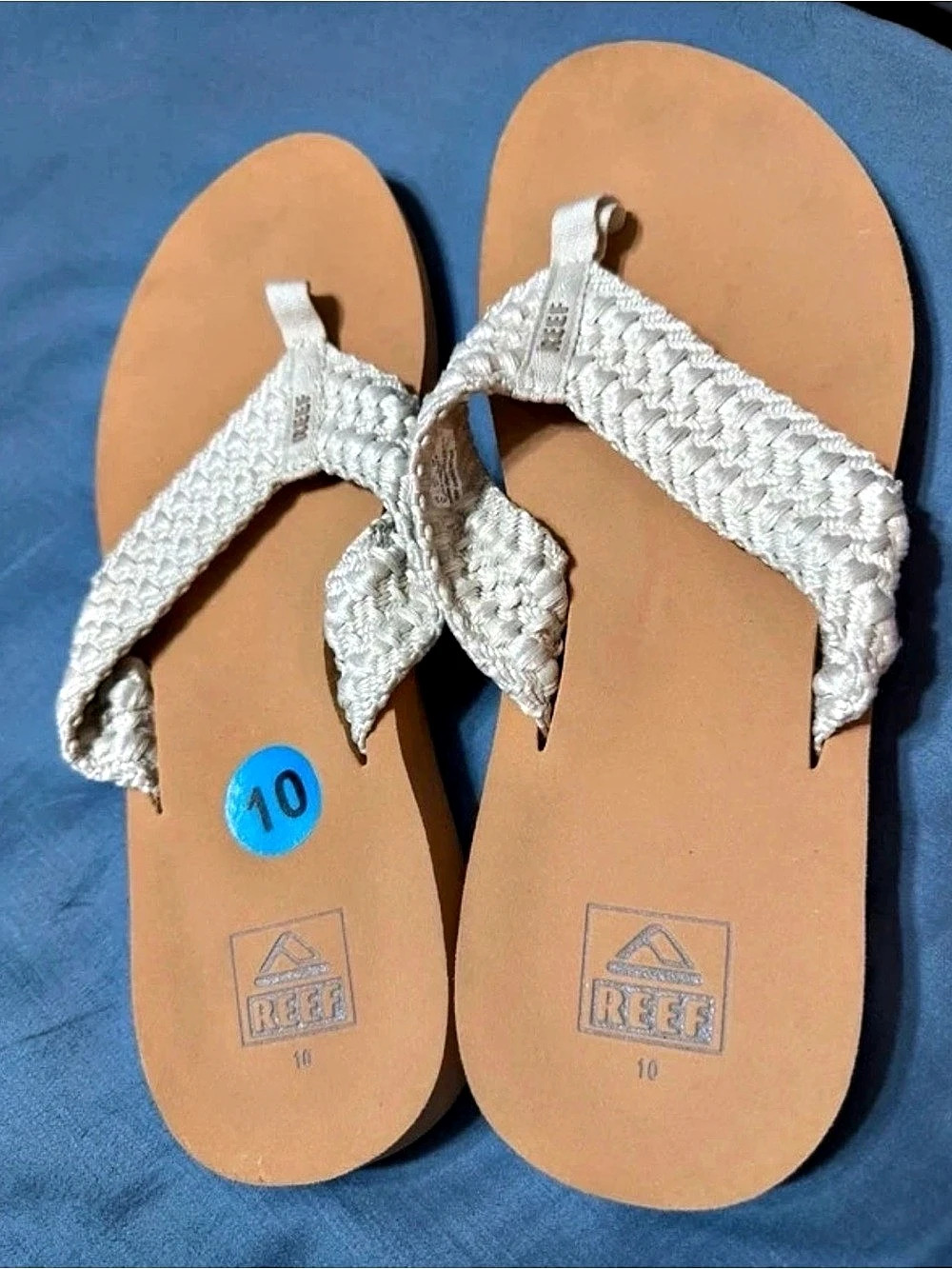 Reef Women's Spring Woven Flip Flop Sandals in Vintage/Natural